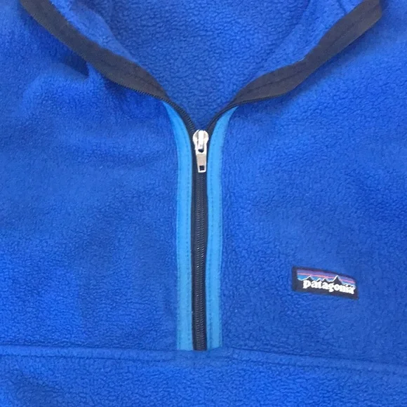 EUC RARE Vintage PATAGONIA Womens Synchilla Front Pocket Pullover (M) - Picture 6 of 8